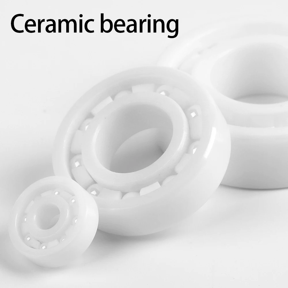 New 2pcs 608 Full Ceramic Bearing ZrO2 Ball Bearing  Zirconia Oxide 8x22x7mm 