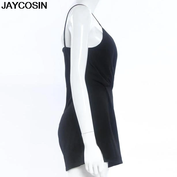 JAYCOSIN комбинезон, Модный женский комбинезон с v-образным вырезом и коротким рукавом, жемчужный прозрачный сетчатый пэчворк, короткий комбинезон, костюм, пикантная ткань, однотонная, горячая Распродажа 1212