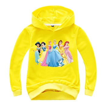 Thin Style Cinderella Snow White Baby Girls Jackets Lovely Unicorn Minnie Mickey Boys Hoodies Anna Elsa Cotton Girls Sweatshirt - Цвет: As the picture