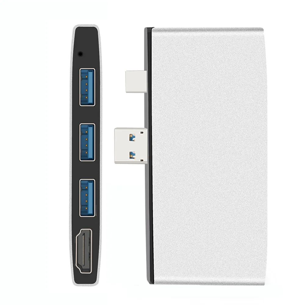 USB 3,0 концентратор для microsoft Surface Pro док-станция для расширения 4K HDMI адаптер