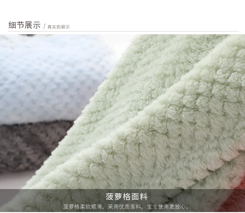 Do ke xin Pineapple Case Embroidery Babies' Woolen Blanket Comfortable Thick Corn Baby Blanket Wholesale