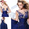 2022 New Arrival Heavy Appliques Evening Dress Long Charming Sleeveless Hollow Out A line Formal Party Dress with Beading ► Photo 1/6