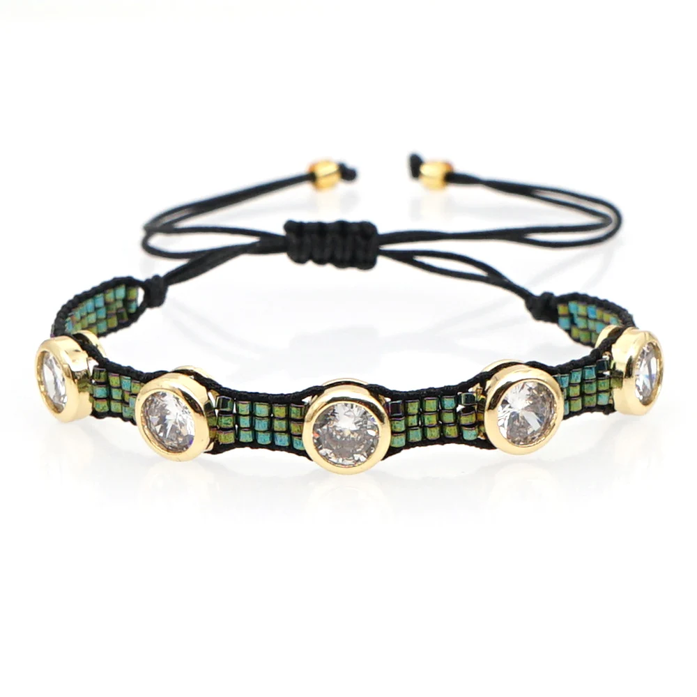 Go2boho мужские браслеты MIYUKI сглаза браслет для женщин ювелирные изделия турецкий глаз Браслеты Mujer Moda ручной работы Прямая поставка - Окраска металла: MI-B190544C