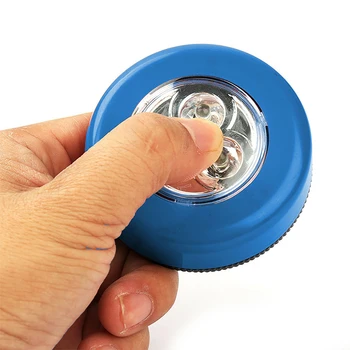 

3 LED Closet Cabinet Light Touch Sensor Light LED Night Light Kitchen Bedroom Cupboard Wireless Magnetic Corridor Stair Lamps