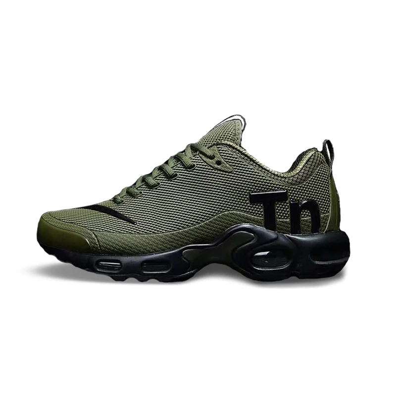 Tn-8 Оригинальные мужские кроссовки для бега NIKE AIR MAX PLUS TN, черные кроссовки, амортизирующие, противоскользящие, легкие, удобные, хорошее качество - Цвет: Tn-8