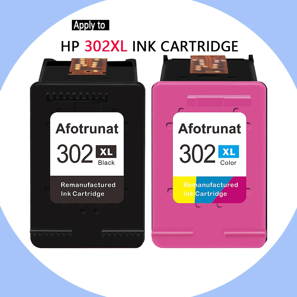 Afotrunat 302xl Replacement For Hp 302 Xl Minifit Printer Ink Cartridge