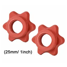 

2pc 25.4mm/ Weight Check Nut Barbell Bar Clips Spin Safety Lock -Screw Dumbbell Spinlock Collars-Spinlock Collars Fitness Part