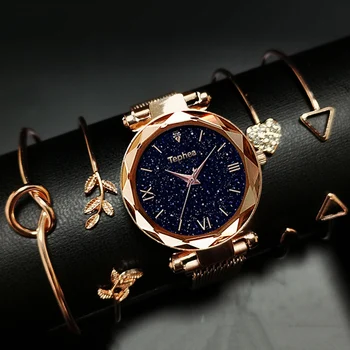 

Luxury Women Watches 2020 Set Magnetic Starry Sky Female Clock Quartz Wristwatch Ladies Wrist Watch reloj mujer relogio feminino