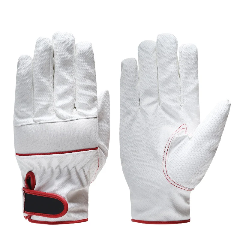 QIANGLEAF, брендовые белые рабочие перчатки, для улицы, для водителя, защита безопасности, Осень-зима, сохраняющая тепло, рукавица, мужские, для езды, рабочие перчатки SB201 - Цвет: White