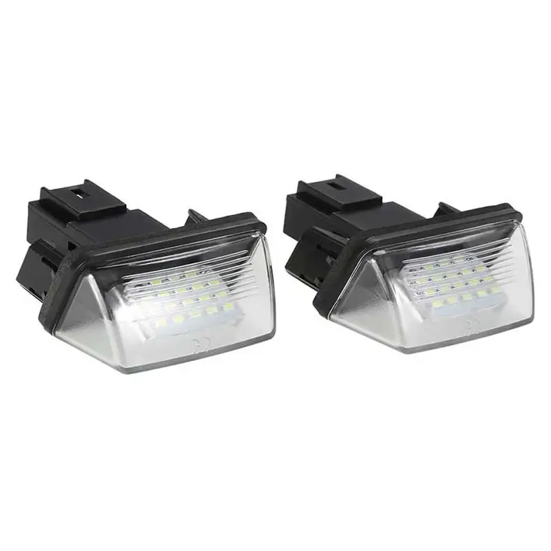 

12V LED Number License Plate Light Lamp For Peugeot 206 207 306 307 406 407 For Citroen C3 C4 C5 Car License Plate Light