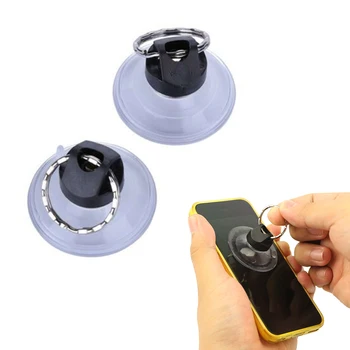 

3pcs/pack Multifunctional Phone Repair Hand Tools Sucker Screen Opening Suction Cup Heavy Duty Strong With Key Ring Removing DIY