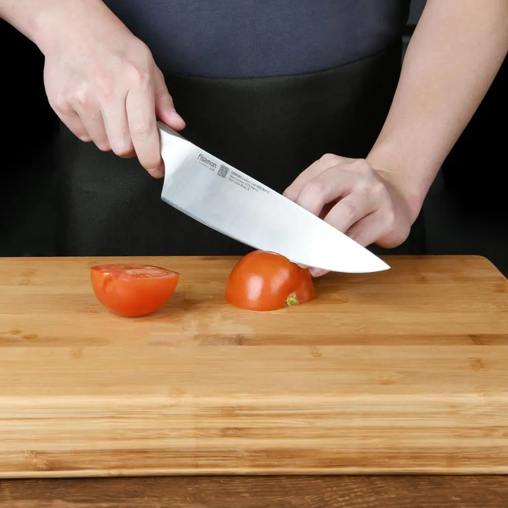 FISSMAN Kronung серии немецкие Стальные Кухонные ножи с ABS ручкой утилита Santoku нарезки