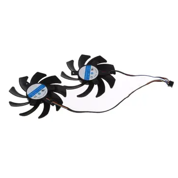 

2pcs/set New CF9010H12S RX 480/470 VGA GPU Cooler Graphics Fan For XFX R9 390X/390 8G RX480 RX470 Video Card Cooling 27RB