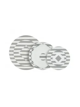 

18 pieces porcelain plates service VAC