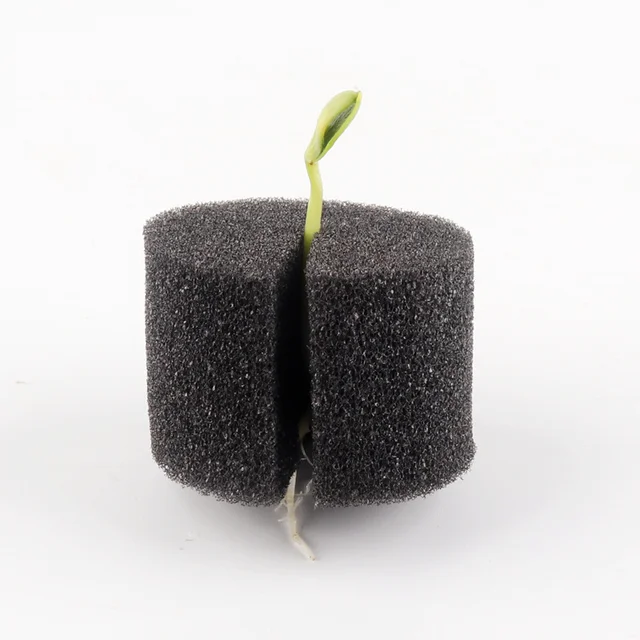 100 Db Fekete Gyökér Szivacs Hidroponikus Blokk Klónozó Gallér Akvaponics Nettó Edény Anti-Alga 4 Méret Áll Rendelkezésre - Image 4