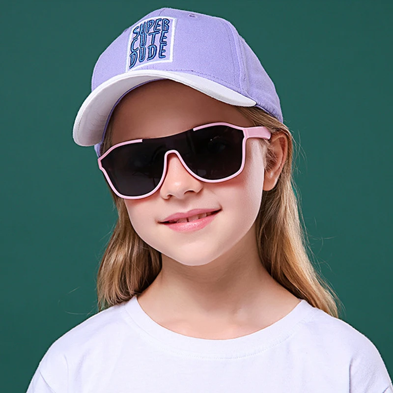 Children Sunglasses Boys Girls Kid Shades Bright Lens Polarized UV400 Protection Stylish Fashion Eyewear Baby Outdoor S8296