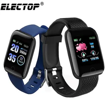 

ELECTOP D13 Smart Watches 116 Plus Heart Rate Watch Smart Wristband Sports Watches Smart Band Waterproof Smartwatch Android IOS