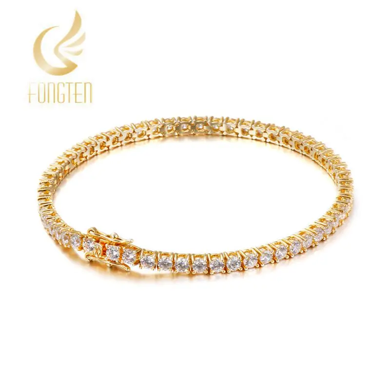 Embed ZC AAAA Gold S Cubic Bracelet Women Girls Stainless Steel Crystal Bangles | Украшения и аксессуары
