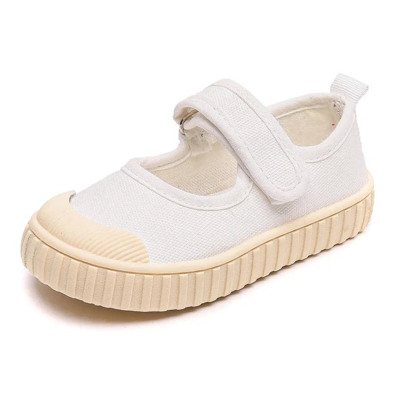 Kids Shoes Girls Shoes Children Sneakers Cute Sweet Canvas Casual Sneakers Fashion Soft Flats Girls Toddler Girls Shoes 21-32