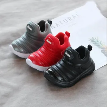 

Autumn Winter Children Caterpillar Shoes Plus Velvet Warm Boys Girls Sport Shoes Kids Cotton Padded Shoes Anti-Slip Baby Shoes