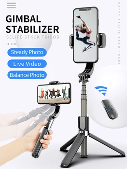 

L08 Bluetooth Handheld Gimbal Stabilizer Mobile Phone Selfie Stick Holder Adjustable Selfie Stand For iPhone/Huawei