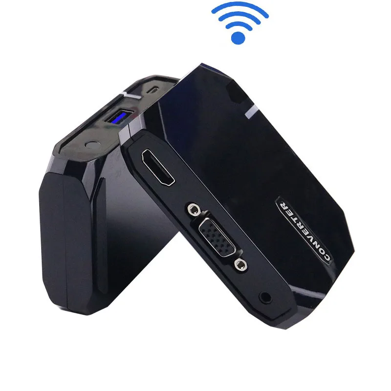 Беспроводной Wi Fi USB кабель 2 в 1 HDMI VGA экран зеркальный адаптер для Huawei Xiaomi iPhone 11 12 iOS