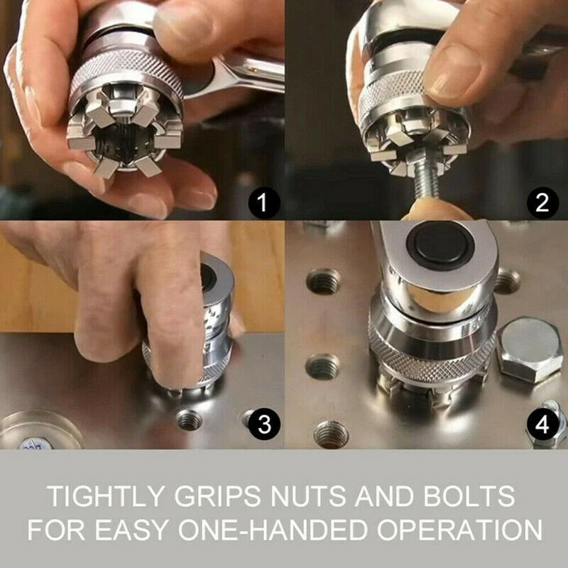Dropshipping Multi-Function Wrench Socket Adaptive All-Fitting Multi Drill Attachment Universal for 3/8 Inch Drive Wrench