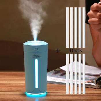 

230ML USB Car Humidifier mist maker Fogger Aroma Essential Oil Diffuser Purify Aroma Diffuser LED Night Light Air Humidifier