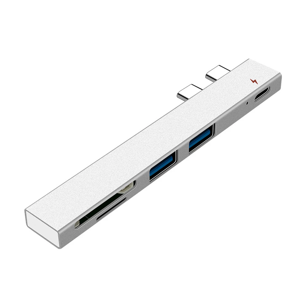 5 в 1 Usb-C 3,1 адаптер с 2 портами Usb 2,0 480 М Micro Tf Sd считыватель памяти Pd type-C концентратор для Imacbook Pro Air A1932/retina