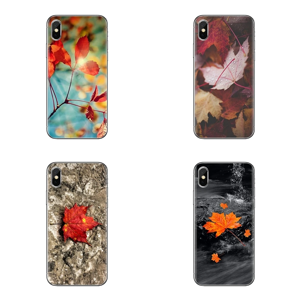 Для iPod Touch Apple iPhone 4 4s 5 5S SE 5C 6 6S 7 8 X XR XS Plus MAX падающие кленовые листья осенний