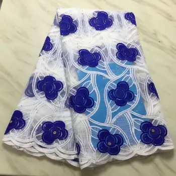 

Madison French Water soluble lace High Quality Tulle Lace Fabric For Bridal African Guipure Cord Lace Fabric With Stones