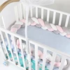 100cm Newborn Baby Bed Bumper Children Pillow Bumper Three twisted Infant Crib Fence Cotton Cushion Kids Room Bedding Decoration ► Photo 2/6