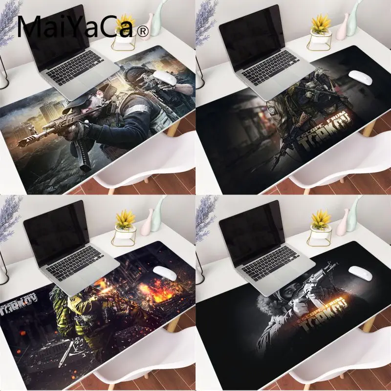 

MaiYaCa Escape from tarkov Beautiful Anime Mouse Mat Gaming Mouse Pad gamer Large Deak Mat 800x300mm for overwatch/cs go