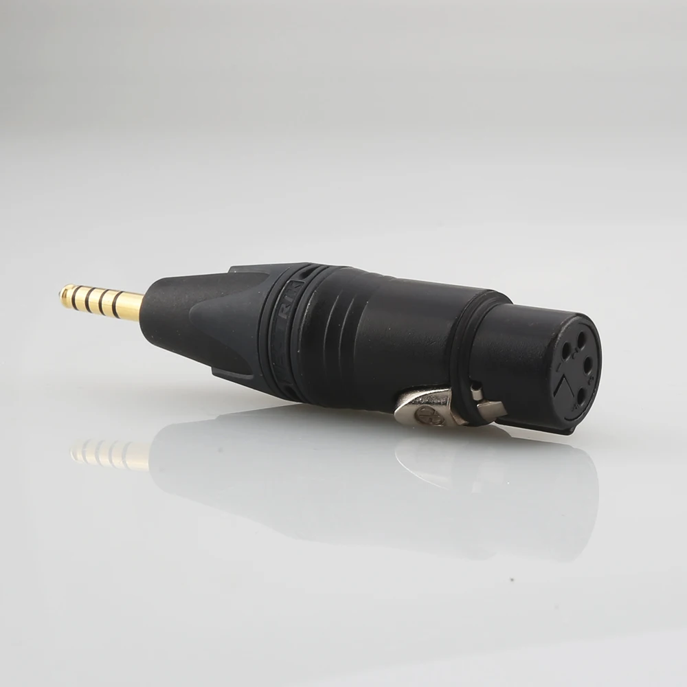 Banhado a Ouro Fêmea para 4.4mm Alta Qualidade Neutrik Pinos Xlr Masculino Equilibrado Adaptador Macho Fêmea Plug 4 - Image 4