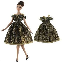 Tenues dorées à la mode pour Barbie Blyth 1/6 MH CD FR SD Kurhn BJD, vêtements de poupée, accessoires 