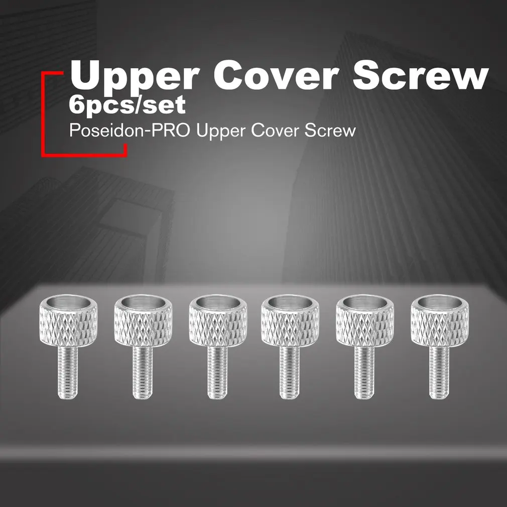 

6PCS/set Upper Cover Plate Hand Screw For Poseidon-PRO RC Fishing Drone Mounting Spare Parts Accessories