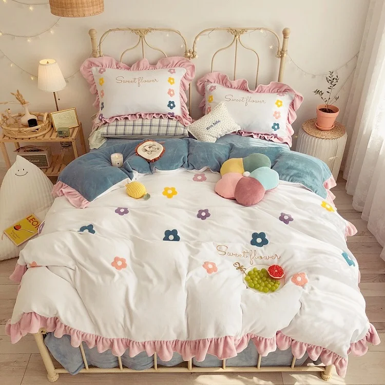 girls flannel bed sheets