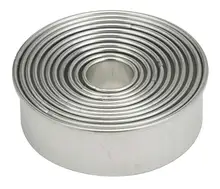 Rodada Conjunto Cortador De Biscoito Círculo Cortadores De Pastelaria para o Donut e um Bolinho Que Faz A Forma do Molde Cortador De Fondant