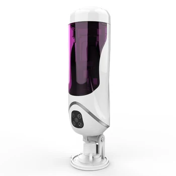 New Automatic Whirlpool Rotation Telescopic Male Masturbator Voice Interaction Sex Machine Cup Blowjob Sucking Sex Toys For Men
