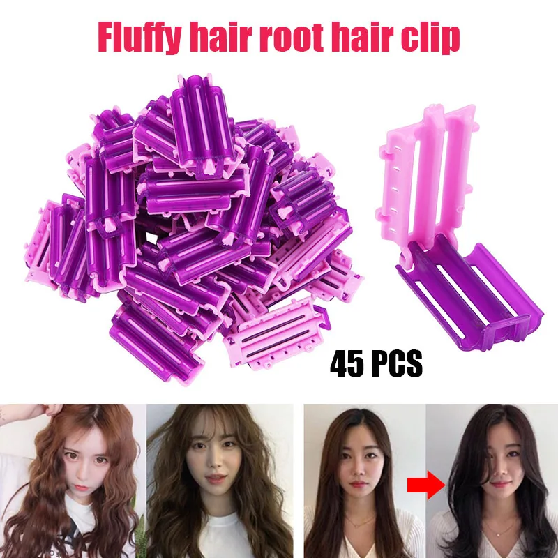 

45 Pieces / Bag Hair Clip Wave Perm Bar Corn Curler DIY Fluffy Clip Curler Fluffy Hair Root Ironing Tool Simple Operation OA