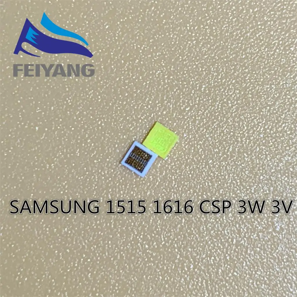 50 шт. для SAMSUNG светодиодный ЖК-подсветка ТВ Приложение светодиодный подсветка 3 Вт 3 в CSP 1515 холодный белый ЖК-подсветка для ТВ приложения