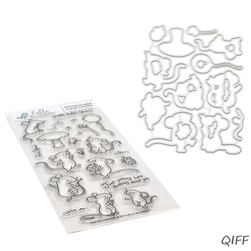 

Rats Metal Cutting Dies Stencils for DIY Scrapbooking Paper Card Embossing