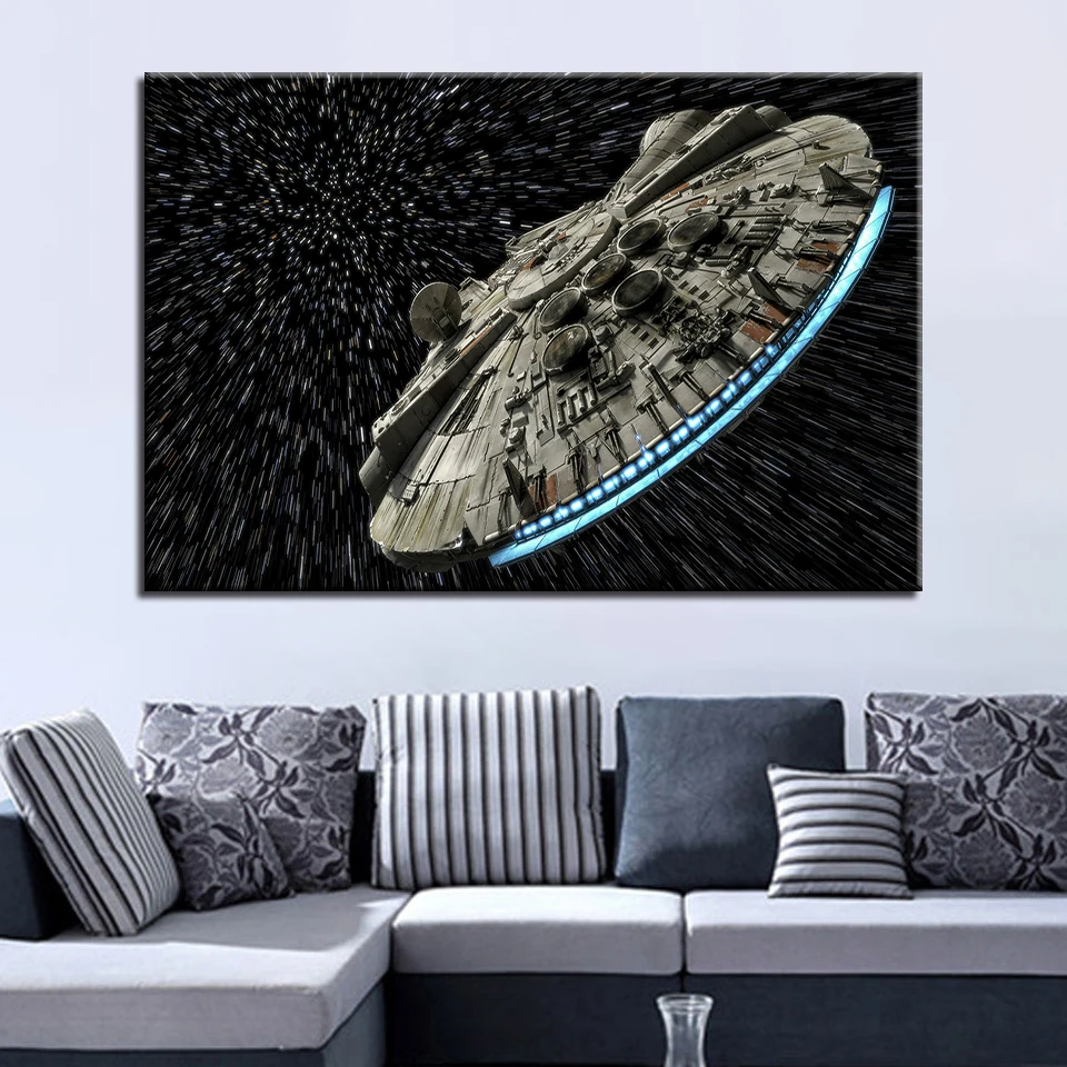 

Wall Art HD Prints Home Decor 1 Pieces Star Wars Canvas Movie Painting Modular Game Pictures Bedside Background Artwork Poster