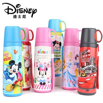

520ml Disney Kids Thermos Bottle Insulation Feeding Cup Warhead Student Cup Children's Mug Baby Cup 304 Stainless Steel Cup