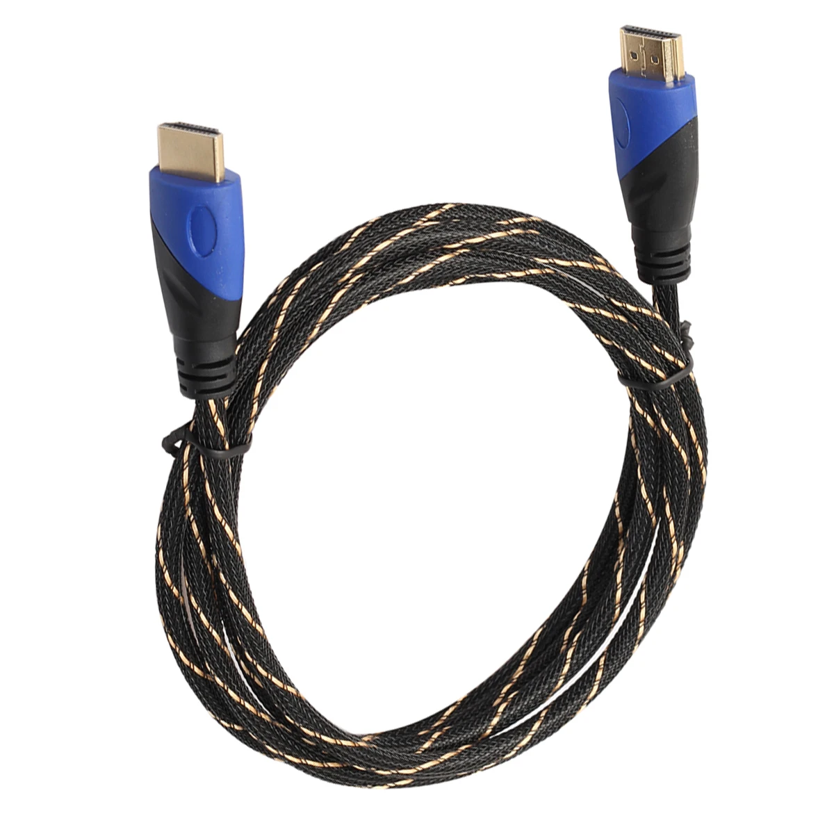 SOONHUA 6 футов Плетеный HDMI кабель Позолоченный соединитель V1.4 HD кабели av