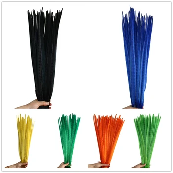 

100Pcs/Lot Dyeing Pheasant Tail Feathers 50-55CM/20-22inches Natural Pheasant Feathers For Crafts DIY Wedding Decorations Plumes