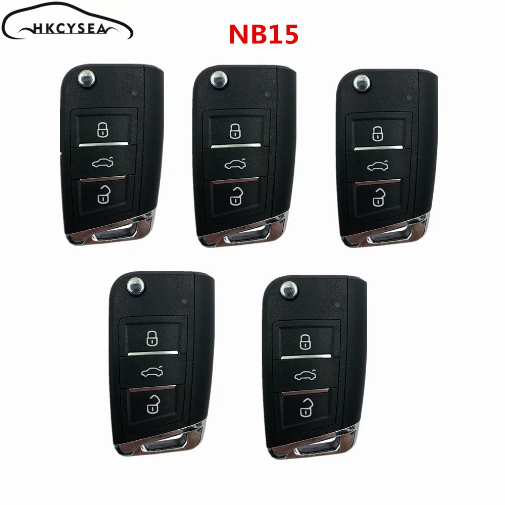 HKCYSEA 5 шт./лот NB15 MQB стиль NB30 3 кнопки серии NB Автомобильный ключ пульт