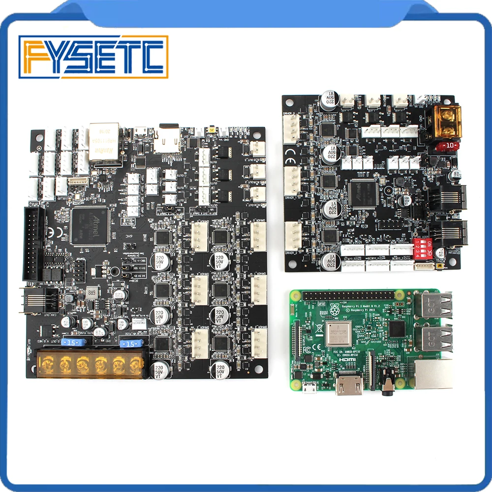 

Cloned Duet 3 6HC and Duet 3 Expansion 3HC +Raspberry Pi 3 Model B Upgrades Board Advanced 32bit For 3D Printer CNC Machine