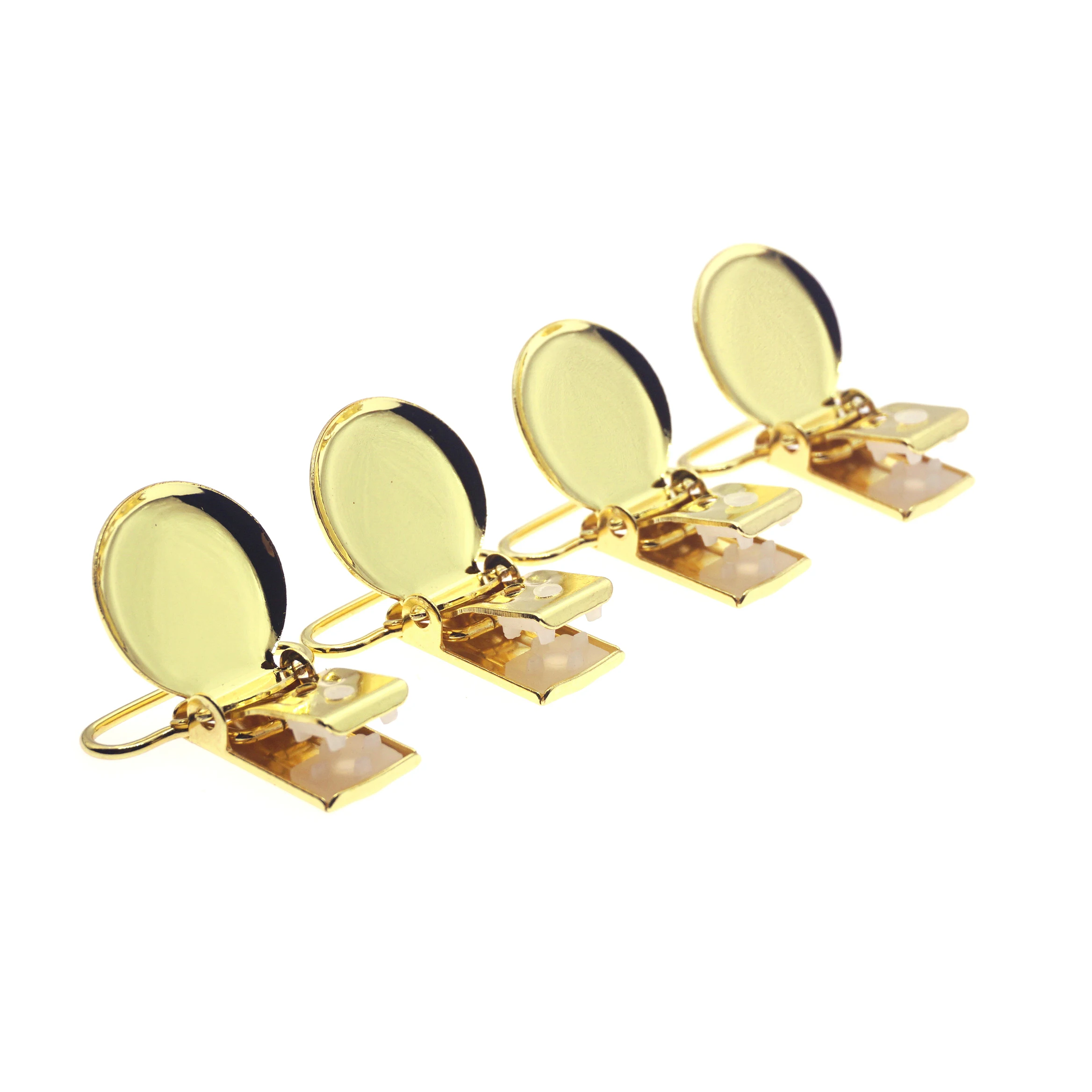 5pcs 골드 Clolor 서스펜더 클립 젖꼭지 클립 랙 도금 DIY 의류 액세서리에 대 한 금속 서스펜더 홀더