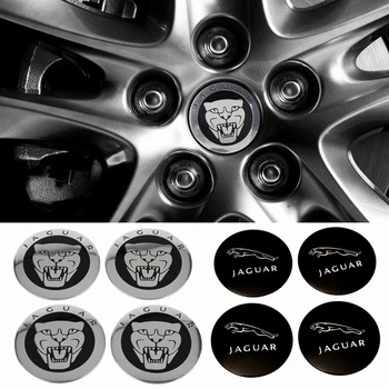 

56.5mm For Jaguar F-PACE X-Type XF XE XJ S-Type F-Type Car Wheel Center Accessories Stickers Aluminum Tire Hup Caps Emblem Badge